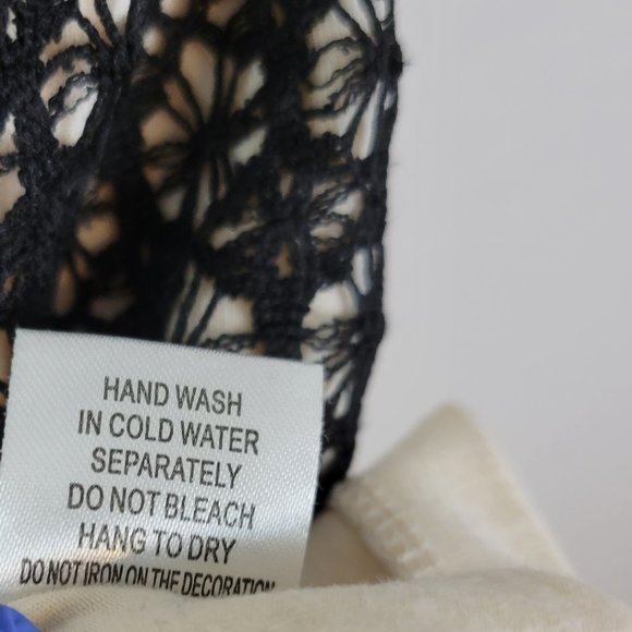 Charlotte Rusee Cocktail Sheath Dress Cross Back M - Picture 8 of 8